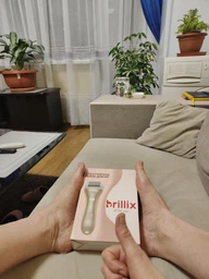 Электрическая пилка электро пемза Brillix mod 2.0 для пяток и ног электропемза аккумуляторная роликовая шлифовальная машинка аппарат терка с функцией самоочищения и аккумулятором фото от покупателей 1