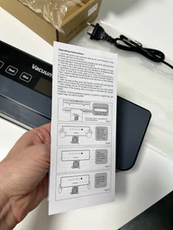 Вакууматор бытовой для продуктов еды с дисплеем и резаком Vacuum Sealer 120W вакуумный упаковщик автоматический + 10 пакетов фото от покупателей 2