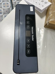 Вакууматор бытовой для продуктов еды с дисплеем и резаком Vacuum Sealer 120W вакуумный упаковщик автоматический + 10 пакетов фото от покупателей 4