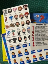 Угадай Кто Я? Harry Potter — Настольная карточная игра для всей семьи Правила Украинской фото от покупателей 2