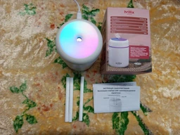 Увлажнитель воздуха ультразвуковой ночник для дома Brillix AirGlow 2F диффузор с led подсветкой 280мл + 4 сменных фильтра в комплекте увлажнители диффузоры фото от покупателей 6