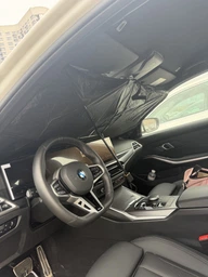 Зонтик сонцезахисний для авто лобового скла автомобіля шторка захисний від сонця фото от покупателей 2