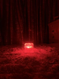 Ночник от USB куб звездное небо LED настольная RGB лампа 16 цветов для спальни и детской + пульт
