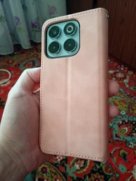 Чохол-книжка з кишеньками Deexe Wallet Stand для ZTE Nubia V70 - Pink фото від покупців 4