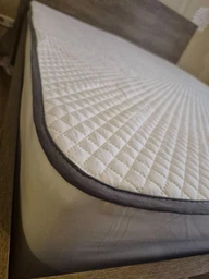 Наматрасник MirSon №7005 EcoBarrier Mattress Cover обычный на резинке по периметру 160 x 200 см (2200010909197)