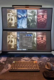Настольное крепление для двух мониторов OfficePro MAH752B 24-57" 2~27 кг Black фото от покупателей 1