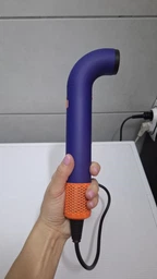 Профессиональный фен для волос Hair Dryer + насадка, 1600 Вт синий ( Supersonic HD18 ) фото от покупателей 3
