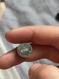 Акумулятор дисковий Li-Ion EEMB LIR1255 (1254), 3.7V, 65mAh для TWS/Bluetooth навушників
