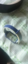 Ремешок тканевый Nylon MRK для фитнес браслета Mi Smart Band 9 Active Dark Blue and Yellow (mrk6141) фото от покупателей 1