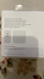 Сетевое зарядное устройство Apple 35 Вт Dual USB-C Power Adapter Model А2676 (MW2K3ZM/A) фото от покупателей 3