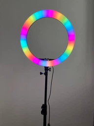 Светодиодная лампа RZTK кольцевая Light Ring 30 USB + штатив 2.1 м фото от покупателей 4