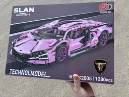Конструктор Авто Спортивное 1:14 Розовое 1280 эл. (5903864989663)