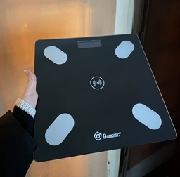Смарт-ваги, розумні підлогові ваги Domotec Smart Scale 2, електронні, фітнес, Bluetooth, 180 кг, рожеві фото від покупців 16