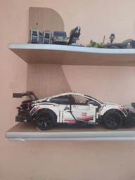 Конструктор машинка технік Porsche 911 RSR Racing Vesion Technology на 1630 деталей в масштабі 1:10 Порше авто гоночна версія