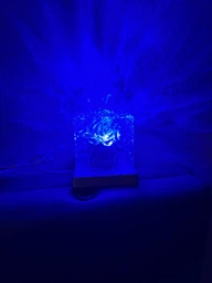 Ночник от USB куб звездное небо LED настольная RGB лампа 16 цветов для спальни и детской + пульт фото от покупателей 1