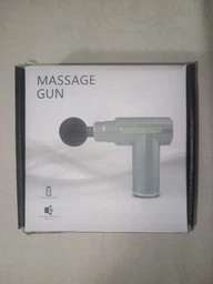 Перкуссионный массажный пистолет для тела Massage Gun вибромассажер для мышц красный фото от покупателей 17