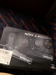 Дитячий пістолет Glock 19 27 см, металевий з глушником на кульках Violent V1+ Метал, ABS-пласти фото від покупців 1