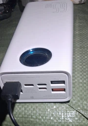 УМБ Портативна Батарея Baseus Amblight Digital Display 65W 30000mAh Powerbank White фото від покупців 1