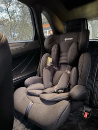 Детское автокресло Kaya Pulse PP-1240 Melange Black 9–36 кг (группа 1/2/3), универсальное, черное фото от покупателей 8