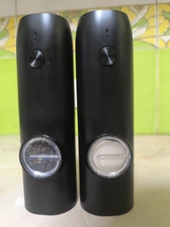 Электрическая мельница для специй с подсветкой, 1 шт. Electric Grinder Rechargeable для измельчения соли и перца, USB, черная фото от покупателей 10