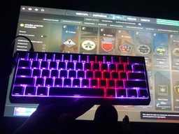 Ігрова клавіатура Madlions MAD 60 RGB White