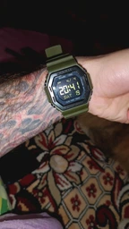 Годинник наручний з підсвічуванням Skmei 1988AG 5 ATM 45 мм Black/Green