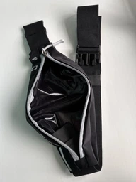 Спортивная сумка на пояс Xiamen Cwilkers 25.8х5 см Водонепроницаемая Black (PH050396)