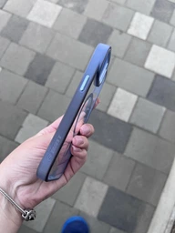 Чехол для Apple iPhone 13, Unit MagSafe, Голубой, прозрачный, магсейф, противоударный, магнитный, панель-накладка с поддержкой MagSafe, с поддержкой беспроводной зарядки, TPU+PC, защита всего корпуса, ударостойкий, ArmorStandart (ARM75195)