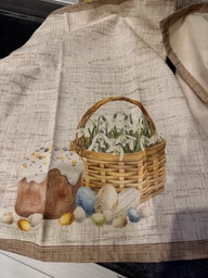 Комплект з 3-х декоративних рушників “Пташка” Handmade фото від покупців 2