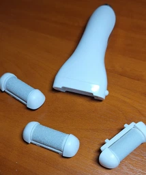 Пемза пилка для ног и пяток роликовая аккумуляторная Callus Remover 3W электрическая для шлифовки электропемза для педикюра USB желтая фото от покупателей 7