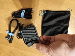 Автомобільний портативний насос компресор Proove Pump Assistant Pro 120W 7500mAh Павербанк Black фото від покупців 3