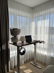 Стіл з електро-регулюванням висоти 120 X 60 см Flexi Desk White 027898 фото від покупців 1