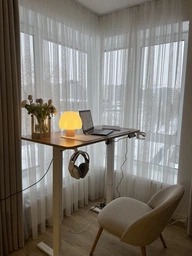 Стіл з електро-регулюванням висоти 120 X 60 см Flexi Desk White 027898 фото від покупців 2