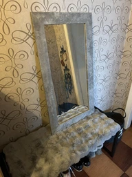 Зеркало настенное BD ART 60x80 см в раме Янтарный Дуб (5903886112131) фото от покупателей 1