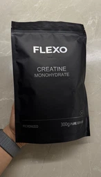 Креатин моногидрат FLEXO Creatine Monohydrate 300 г, микронизированный, 100% чистый без добавок