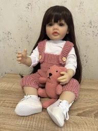 Реалистичная кукла Реборн 55 см полностью силиконовая Doll Reborn Baby К0100202 фото от покупателей 7