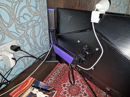 Настольное крепление для монитора GamePro MAG100V 17-40" 2-12 кг Black/Violet