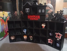 Модульный Раскладной Домик для Фигурок Stranger Things Kinder Joy Funko Pop Stand / Display / Для 24 Фигурок из Сериала Странные Дела фото от покупателей 3