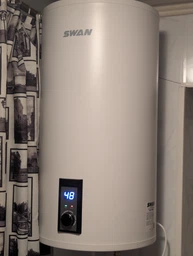 Бойлер Swan SRB-50w1 круглый slim 50л с сухим ТЭНом 2кВт