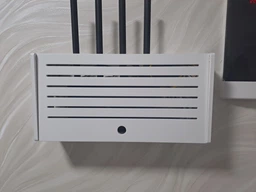 Полка для роутера Wi-Fi Линии коробка 40*20*10 см Белая фото от покупателей 1
