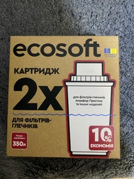 Набор картриджей Ecosoft для фильтров-кувшинов Аквафор 2 шт (4820056807769) фото от покупателей 1