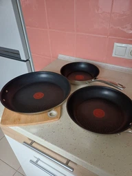 Набор сковородок Tefal Duetto+ (20 см, 24 см, 28 см) (G732S334) фото от покупателей 1