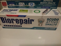 Зубная паста Biorepair Active Shield Совершенная защита (без фтора, с лактоферрином), 75 мл