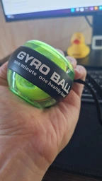 Тренажер для зап'ястя Power Ball Салатовий кистьовий Гіроскопічний для тренувань та зміцнення передпліччя пальців