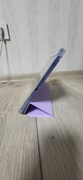 Чехол для планшета BeCover Ultra Slim Origami для Apple iPad Air 11" M2 2024/iPad Air 11" M3 2025 с креплением Apple Pencil Transparent/Gray (BC_711390) фото от покупателей 16