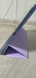 Чехол для планшета BeCover Ultra Slim Origami для Apple iPad Air 11" M2 2024/iPad Air 11" M3 2025 с креплением Apple Pencil Transparent/Gray (BC_711390) фото от покупателей 15