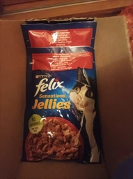Вологий корм для кішок Felix Sensations Jellies шматочки яловичина у желе з томатами 85 г (7613039831724) фото від покупців 1