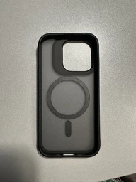 Протиударний матовий PREMIUM Soft-touch чохол з MagSafe на iPhone 14 Pro Чорний фото от покупателей 2