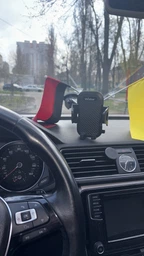 Держатель для телефона в машину авто подставка под телефон на присоске крепление автомобильный автодержатель крепеж холдер раздвижной WALKER CX-011 черный крепления автодержатели подставки держатели для телефонов в машине на торпеду фото от покупателей 7