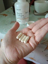 Морской коллаген с гиалуроновой кислотой и витамином C Ostrovit Marine Collagen + Hyaluronic Acid + Vitamin C 120 caps